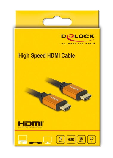 kalodio HDMI, 8K/60Hz, 48 Gbps, eARC, HDR, 0.50m, mayro 7832 8K