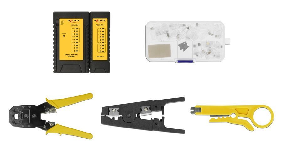 DELOCK σετ εργαλείων δικτύου , για καλώδια RJ45 & RJ11 3251 - Image 2