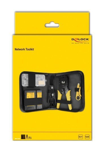 DELOCK σετ εργαλείων δικτύου , για καλώδια RJ45 & RJ11 3251 - Image 3