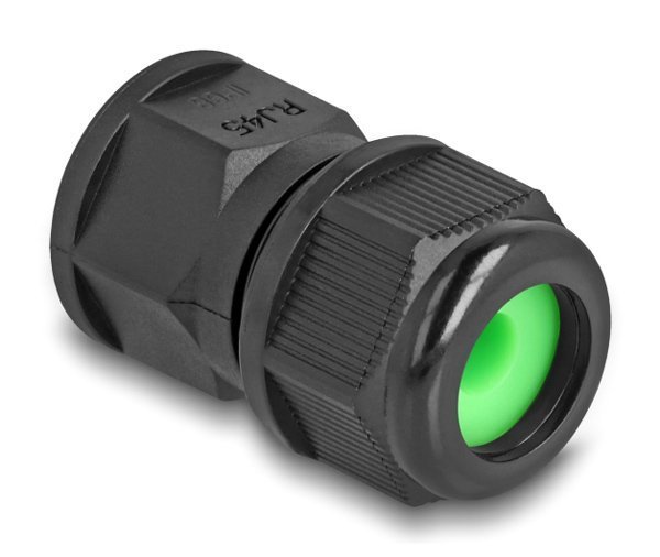 DELOCK σύνδεσμος για RJ45 , αδιάβροχος IP67, μαύρος 4420