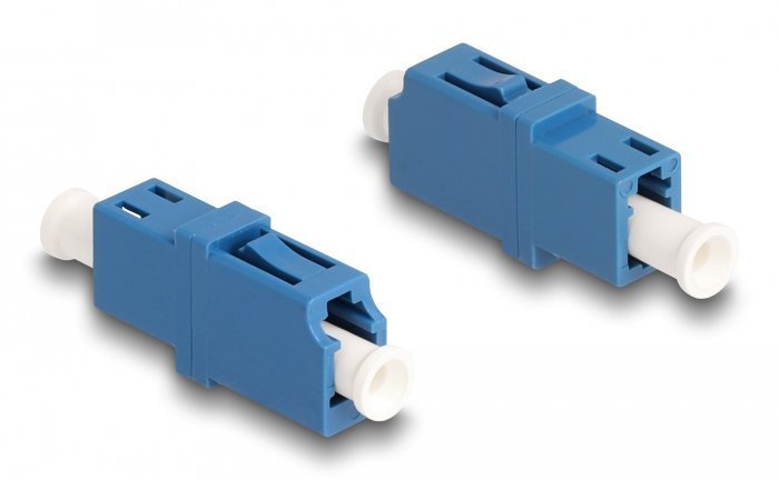 DELOCK σύνδεσμος οπτικής ίνας LC Simplex , μπλε 5744