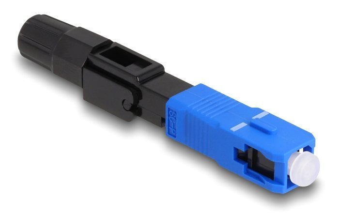 DELOCK σύνδεσμος οπτικής ίνας SC Simplex , μαύρος 5742