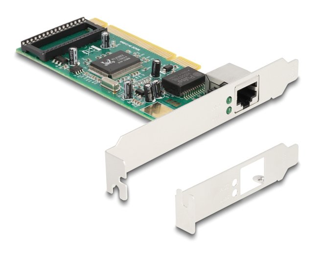 DELOCK κάρτα επέκτασης PCI σε 1x RJ45 Gigabit , 1000Mbps 6421