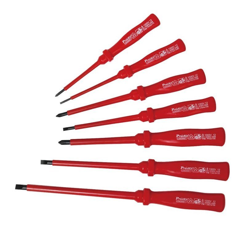 set katsavidia ilektrologoy me monosi 1000V, 7tmch 6517 Katsavidia ilektrologoy 1