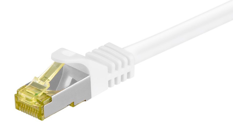 GOOBAY καλώδιο δικτύου , CAT 7 S/FTP, copper, 500MHz, 1m, λευκό 9453