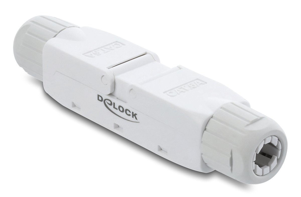 DELOCK σύνδεσμος LSA , CAT 6A unshielded, tool-free, λευκός