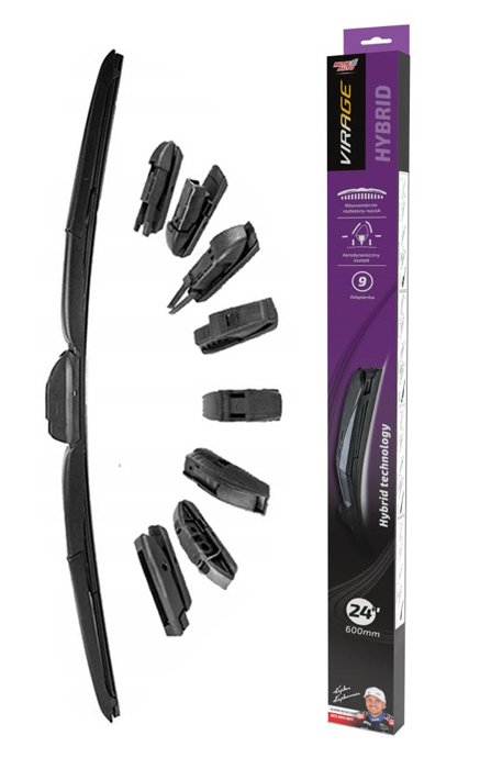 MOJE AUTO υαλοκαθαριστήρας Hybrid , 24" (600mm), 9 αντάπτορες 5252