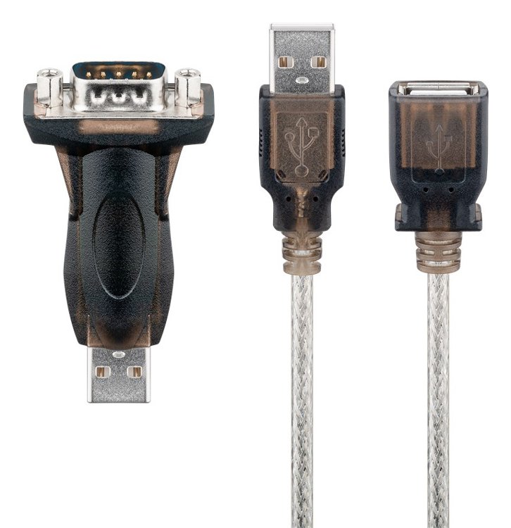GOOBAY αντάπτορας/καλώδιο USB σε RS-232 , 1 Mbit/s, 1.5m, διάφανο 3814