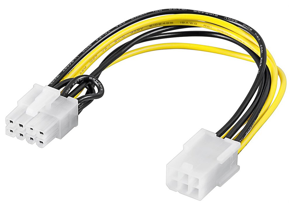 GOOBAY καλώδιο PCI Express 6pin σε PCI Express 8pin , 0.20m 5591