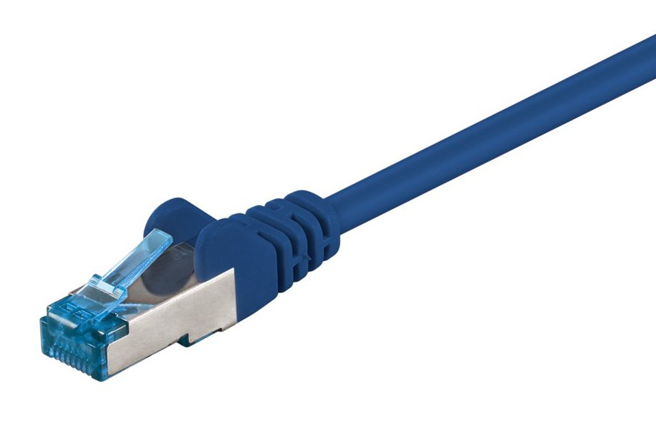 GOOBAY καλώδιο δικτύου , CAT 6A S/FTP, 500 MHz, Copper, 5m, μπλε 7692