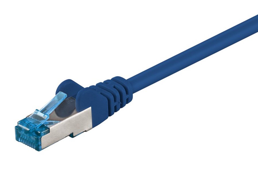 GOOBAY καλώδιο δικτύου , CAT 6A S/FTP (PiMF), Copper, 0.25m, μπλε 6813