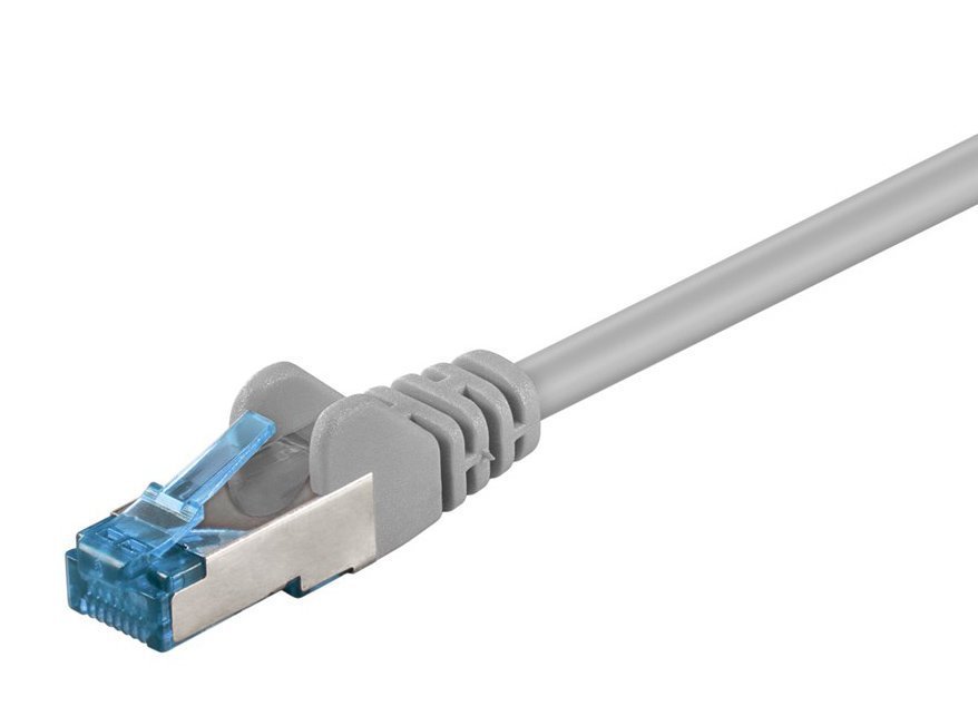 GOOBAY καλώδιο δικτύου , CAT 6A S/FTP, 500 MHz, Copper, 0.25m, γκρι 7340