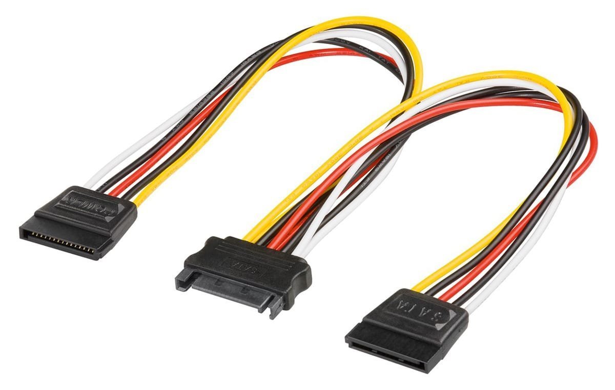 GOOBAY καλώδιο SATA αρσενικό σε 2x SATA θηλυκό , 0.2m 9768