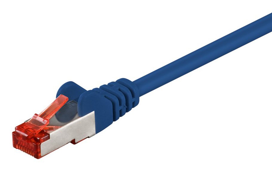 GOOBAY καλώδιο δικτύου , CAT 6 S/FTP, CCA, 250MHz, 5m, μπλε 8544