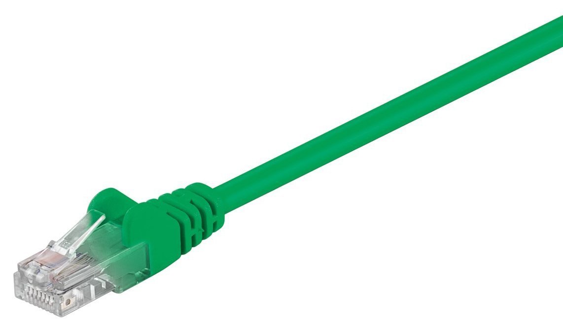GΟOBAY καλώδιο δικτύου , CAT 5e U/UTP, CCA, PVC, 1.5m, πράσινο 2449