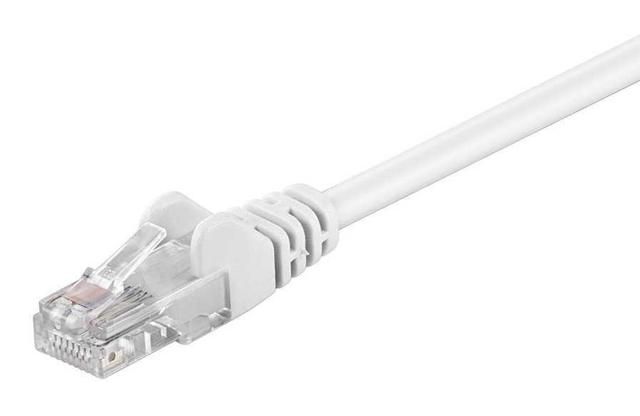 GOOBAY καλώδιο δικτύου , CAT 5e U/UTP, 100 MHz, CCA, 1.5m, λευκό 7398