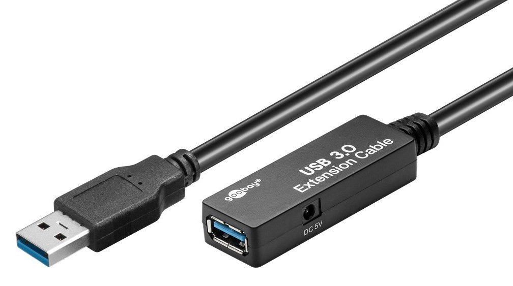 GOOBAY καλώδιο προέκτασης USB 3.0 , active, 5Gbps, 5m, μαύρο 5759 - Image 2