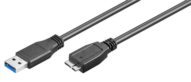 GOOBAY καλώδιο USB 3.0 σε micro Τype B , 5 Gbit/s, 0.5m, μαύρο 5103 - Image 2
