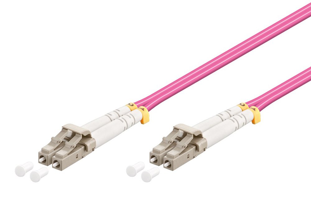 GOOBAY καλώδιο οπτικής ίνας LC-UPC , Multimode OM4, 2m, βιολετί 9689
