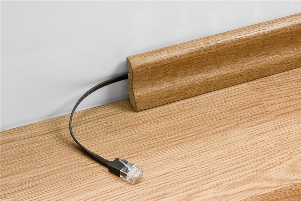 GOOBAY καλώδιο δικτύου , CAT 6A U/UTP, flat, 500MHz, copper, 15m, λευκό 7830 - Image 2