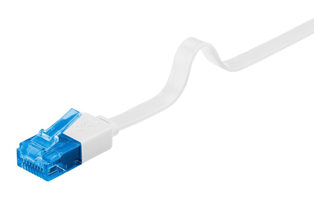 GOOBAY καλώδιο δικτύου , CAT 6A U/UTP, flat, 500MHz, copper, 20m, λευκό 7831 - Image 5