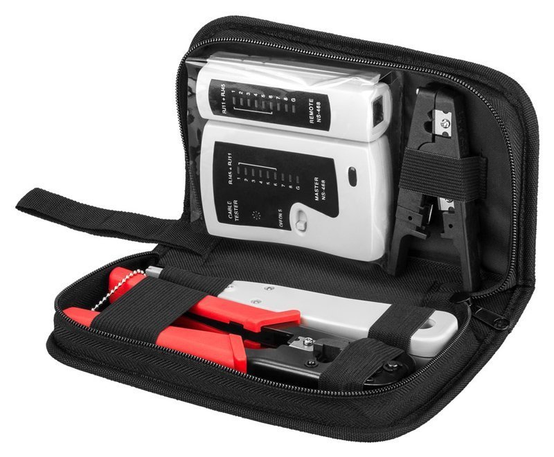 GOOBAY σετ εργαλείων δικτύου  για καλώδια RJ11/RJ12/RJ45, 4 σε 1 4283