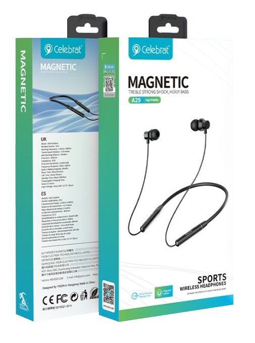 earphones me magniti, Bluetooth, 10mm, 80mAh, mayra 5326 Bluetooth