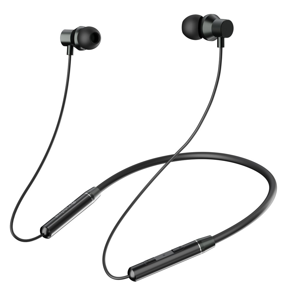 CELEBRAT earphones  με μαγνήτη, Bluetooth, 10mm, 80mAh, μαύρα 5326