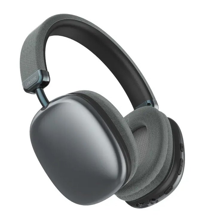 CELEBRAT headphones , ασύρματα & ενσύρματα, micro SD, 40mm, 400mAh, μαύρα 8212