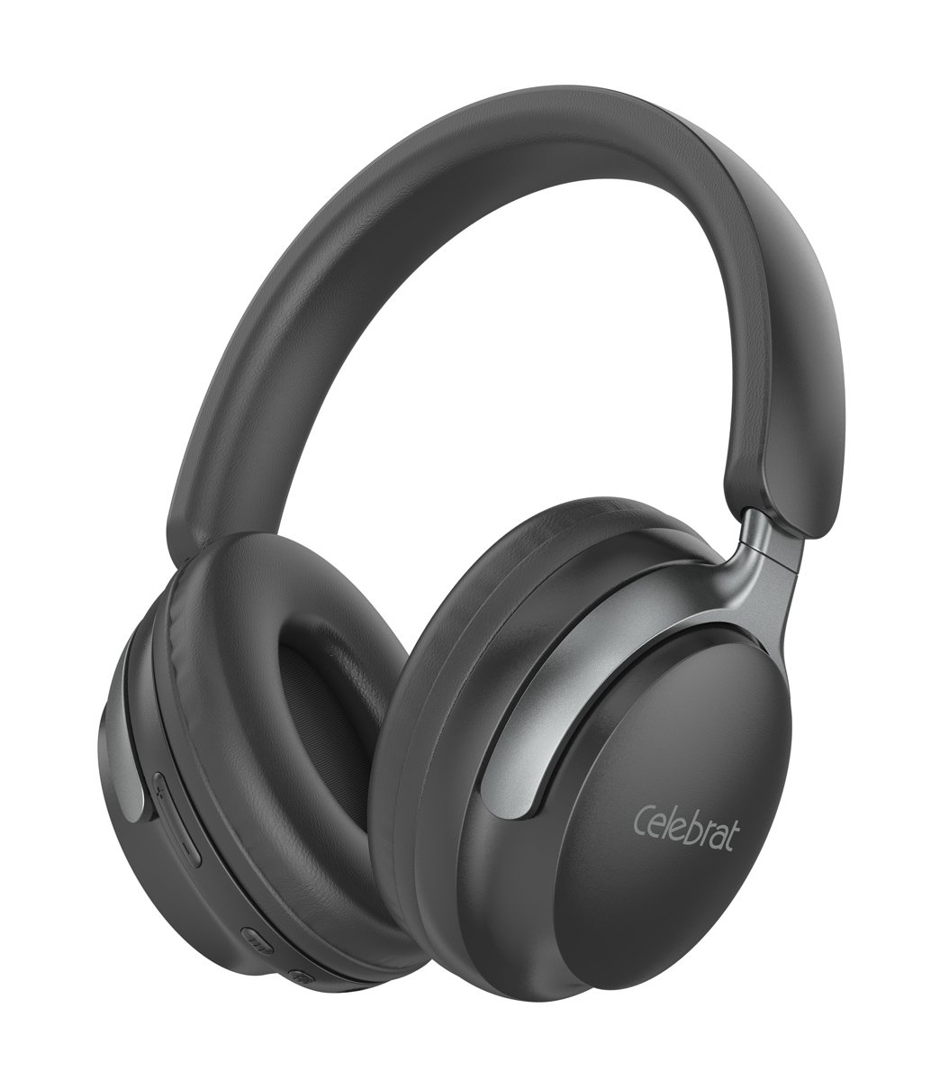 CELEBRAT headphones , ασύρματα & ενσύρματα, 40mm, 250mAh, μαύρα 8210