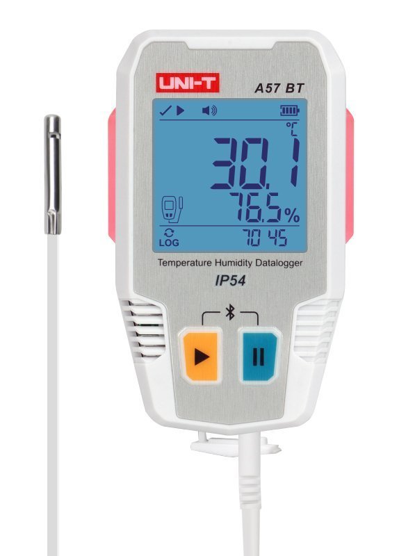 UNI-T ψηφιακό θερμόμετρο & υγρασιόμετρο  BT, -40~85 °C, Bluetooth, IP54 8217
