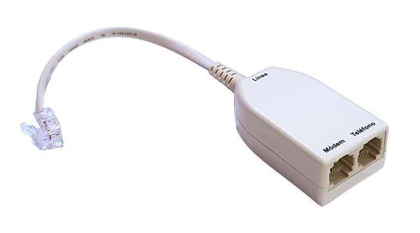 POWERTECH ADSL Splitter με φίλτρο , μπεζ 1250