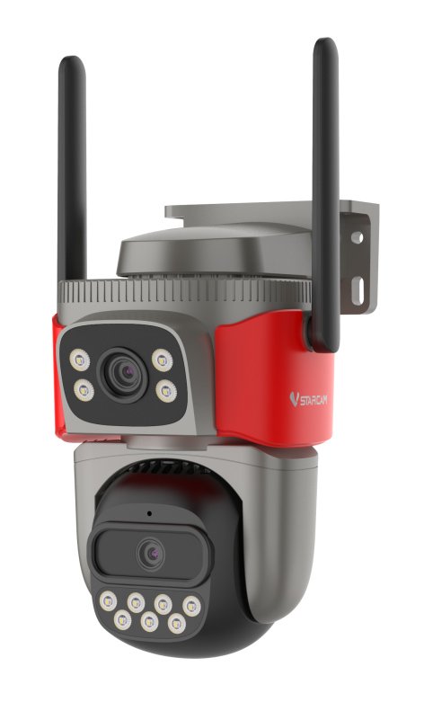 VSTARCAM smart κάμερα , dual lens, αναγνώριση φωτιάς & καπνού, 2MP, WiFi, SD, PTZ, IP66 9125