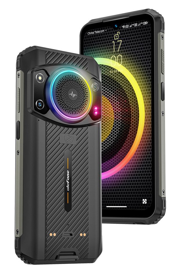 ULEFONE smartphone rmor 21 με ηχείο 3.5W, 6.58", 8/256GB, 9600mh, IP68/IP69K, μαύρο 5573