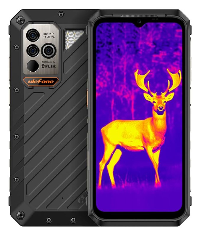 ULEFONE smartphone Power rmor 18T Ultra, 6.58", 12/512GB, 5G, 9600mh, IP68/IP69K, μαύρο 6212