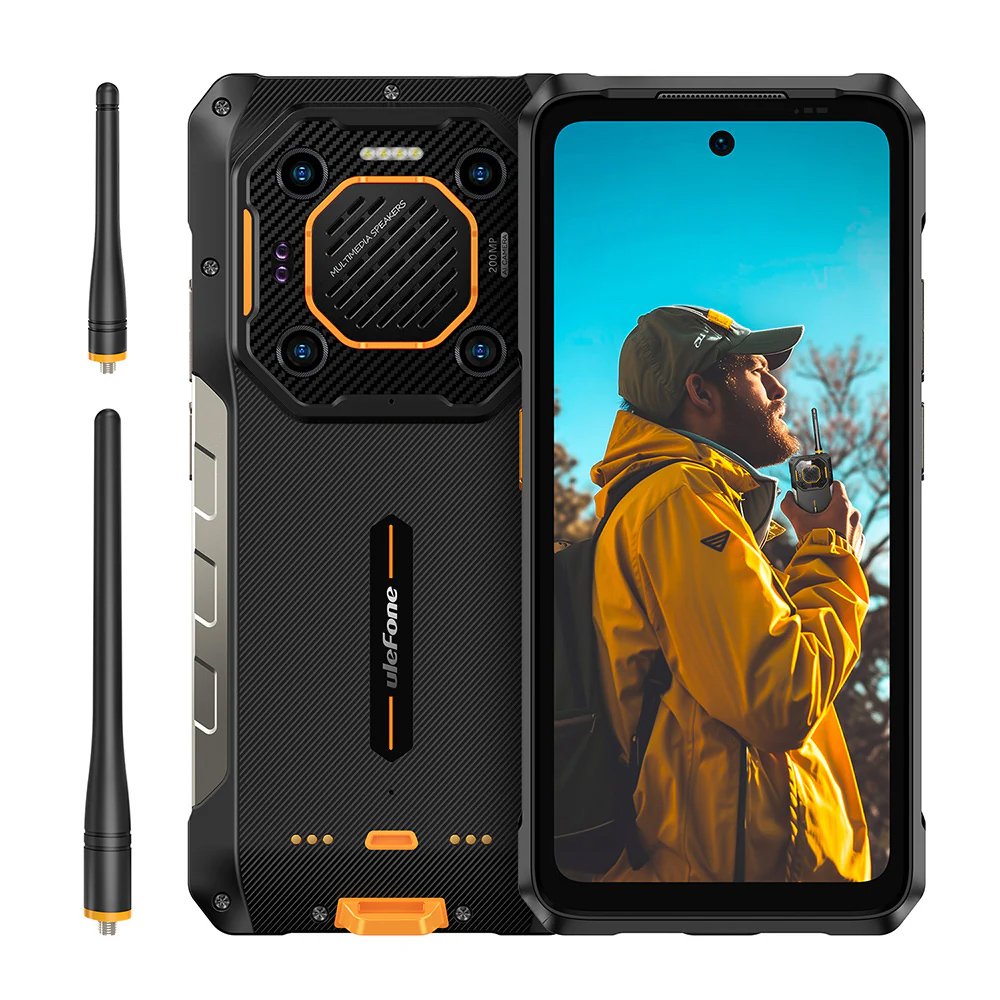 smartphone rmor 26 Ultra Walkie-Talkie, 6.78", 12/512GB, 5G, 15600mh, IP68/IP69K, mayro 7426 12GB