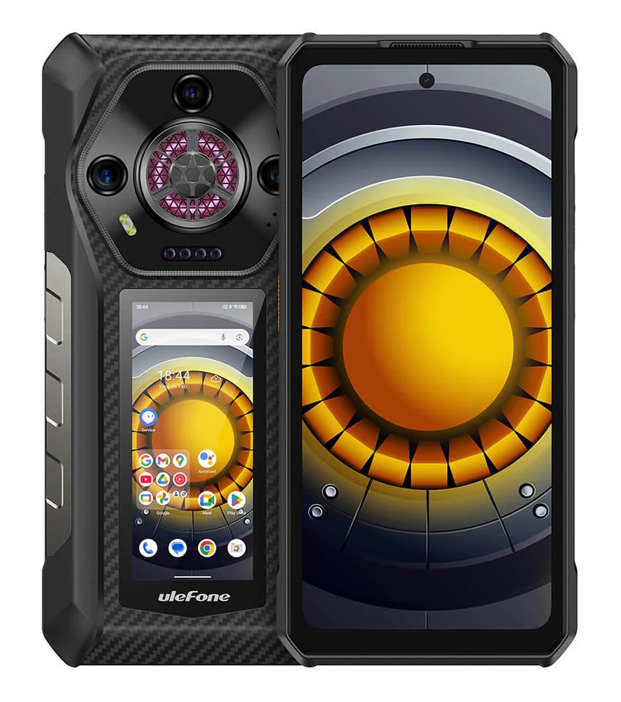 ULEFONE smartphone rmor 30 Pro, 6.95" & 3.4", 16/512GB, 5G, 12800mh, IP68/IP69K, μαύρο 8878