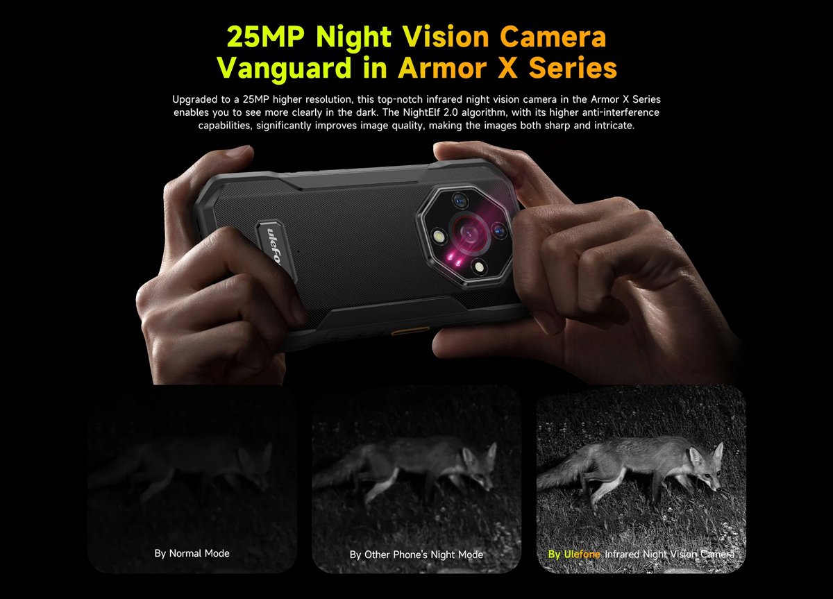 ULEFONE smartphone rmor X32 Pro, 5.65", 8/256GB, 5G, 5500mh, IP68/IP69K, μαύρο 8877 - Image 3
