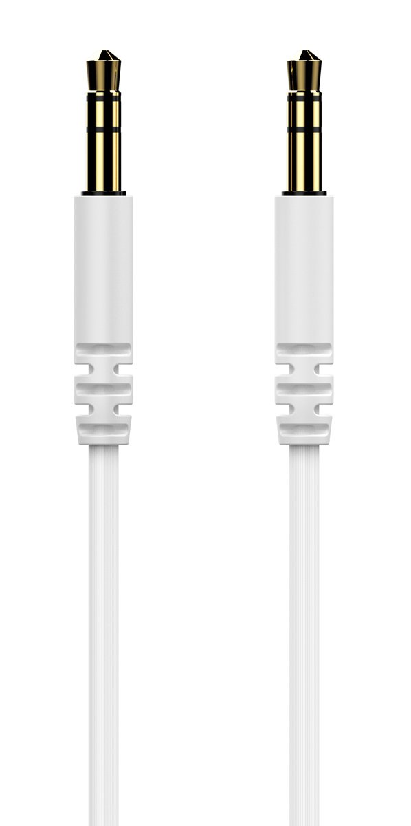 CELEBRAT καλώδιο ήχου 3.5mm , AUX, 1m, λευκό 7072