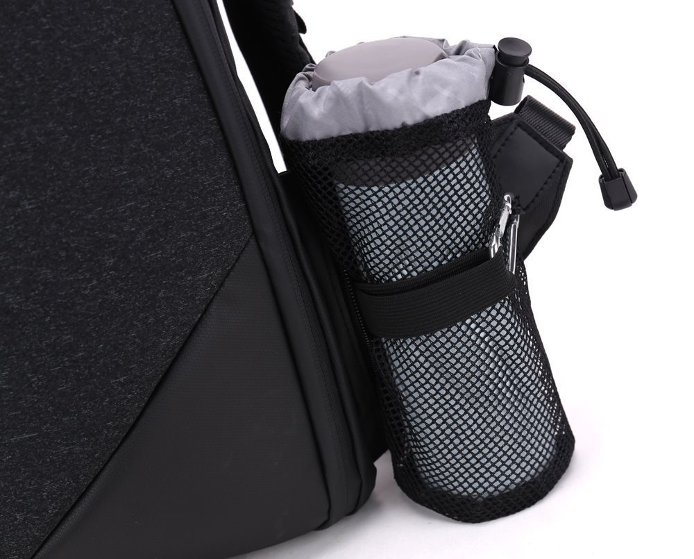 ARCTIC HUNTER τσάντα πλάτης με θήκη laptop 15.6", λουκέτο TSA, 24L, μαύρη 1072 - Image 6