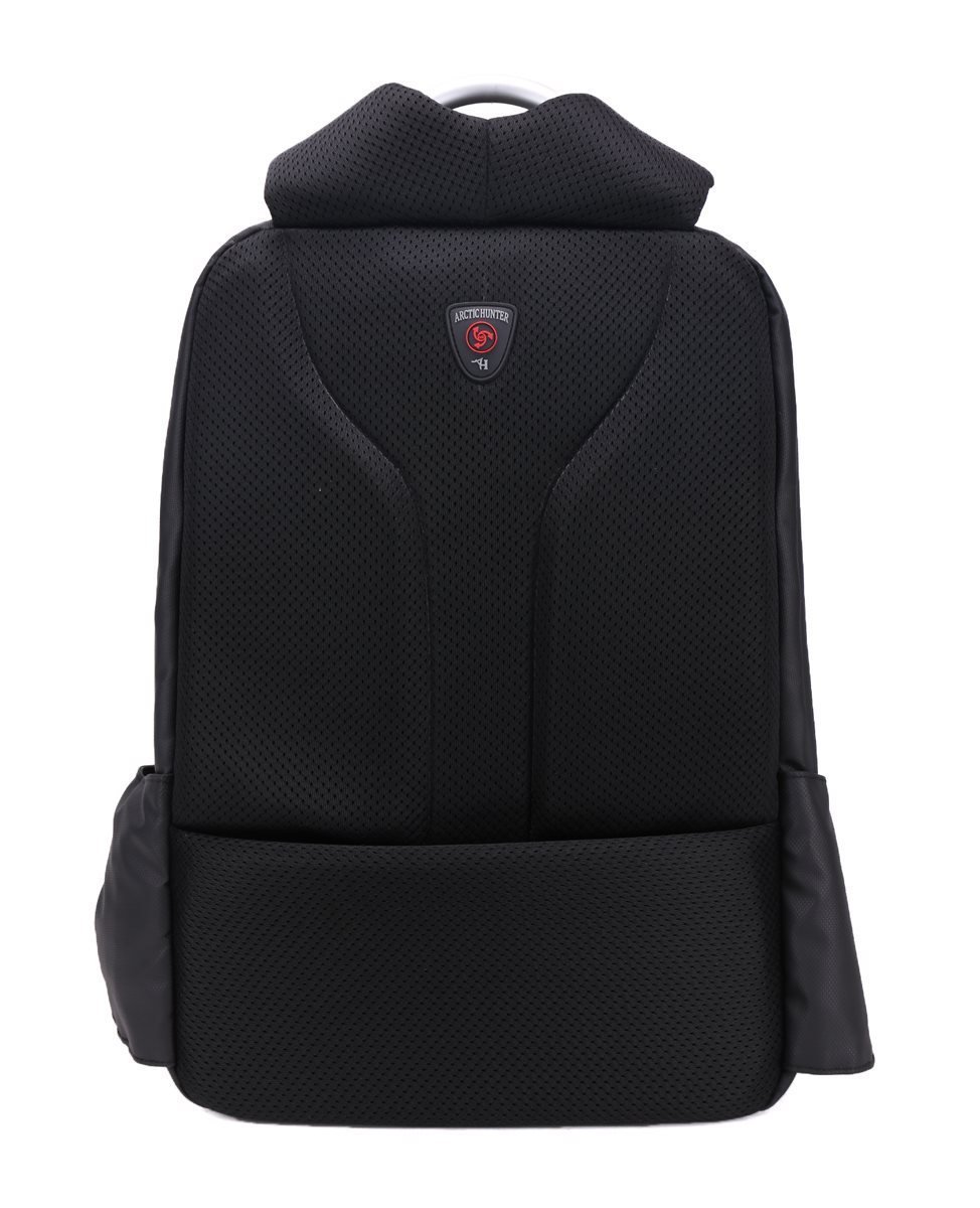 ARCTIC HUNTER τσάντα πλάτης με θήκη laptop 15.6", λουκέτο TSA, 24L, γκρι 1073 - Image 6