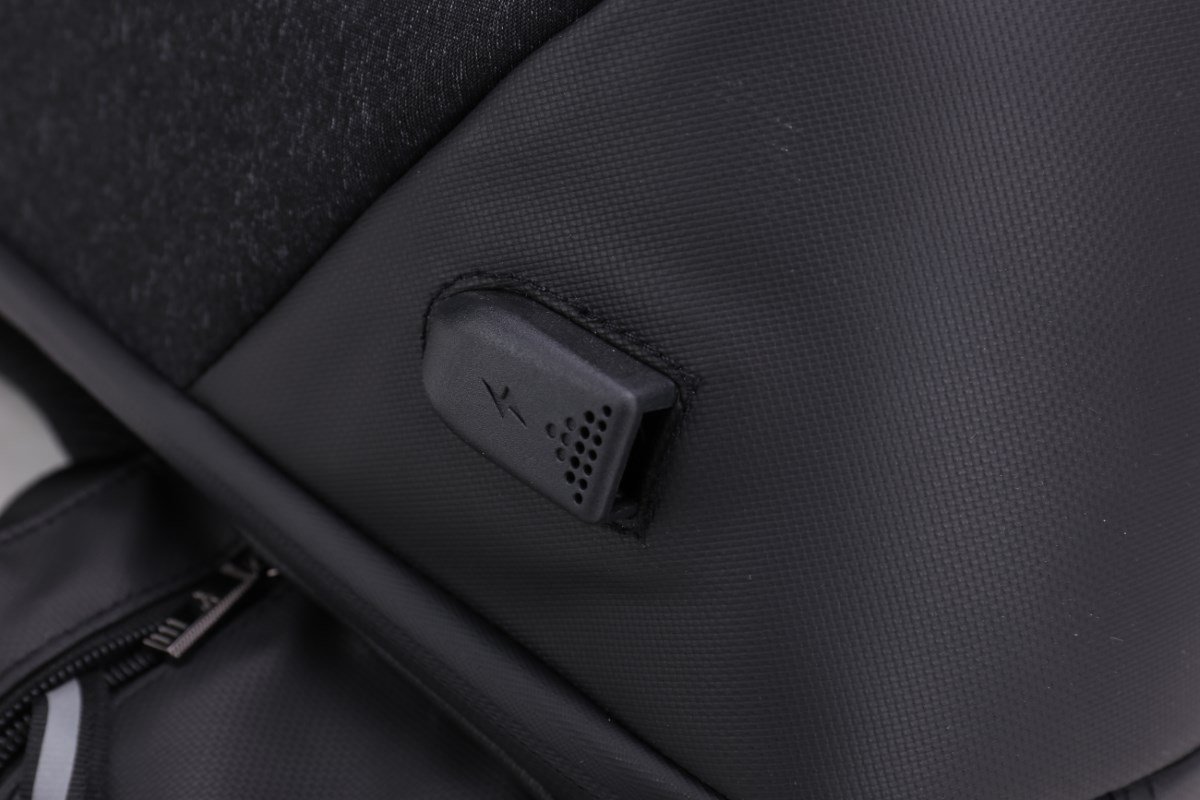 ARCTIC HUNTER τσάντα πλάτης με θήκη laptop 15.6", λουκέτο TSA, 24L, γκρι 1073 - Image 8