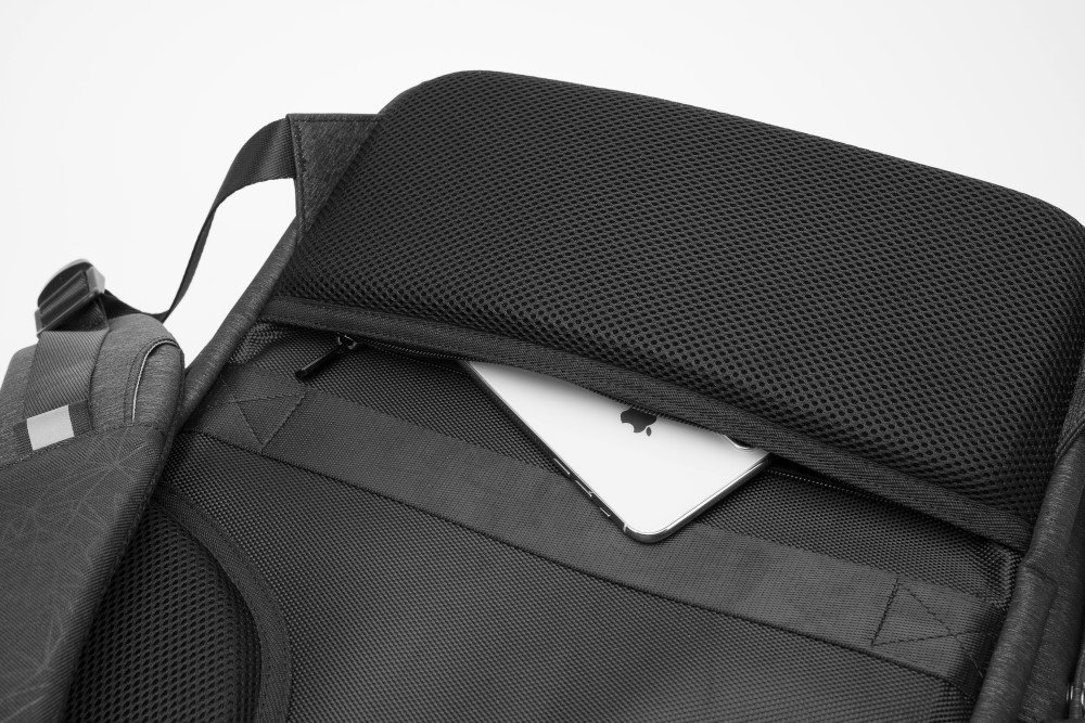 ARCTIC HUNTER τσάντα πλάτης με θήκη laptop 15.6", USB, 24L, μαύρη 1074 - Image 9