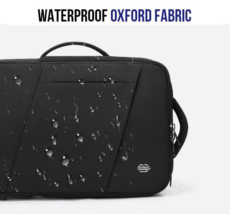 ARCTIC HUNTER τσάντα πλάτης με θήκη laptop 15.6", USB, 19-32L, μαύρη 1398 - Image 9