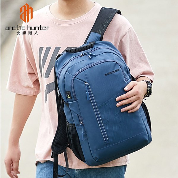 ARCTIC HUNTER τσάντα πλάτης με θήκη laptop 15.6", 26L, USB, μπλε 3558 - Image 5