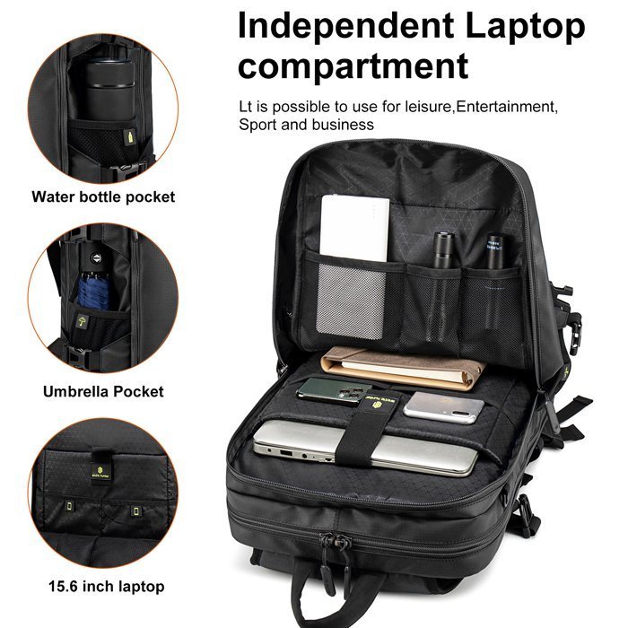 tsanta platis me thiki mpalas & laptop, 26L, mayri 5031 15.6"
