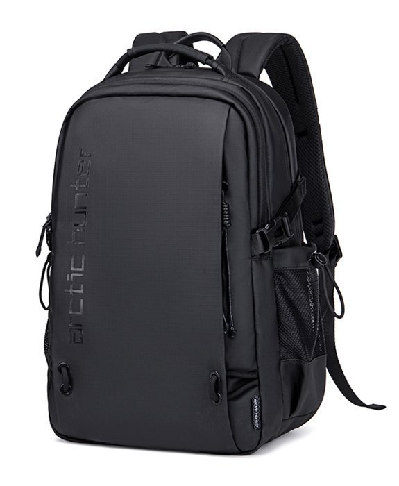 ARCTIC HUNTER τσάντα πλάτης  με θήκη laptop 15.6", 24L, μαύρη 4161