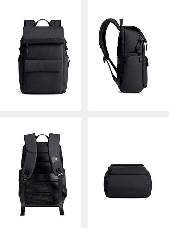 ARCTIC HUNTER τσάντα πλάτης με θήκη laptop 15.6", 20L, USB, μαύρη 5015 - Image 11