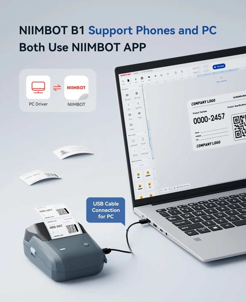 smart thermikos ektypotis etiketon, 203dpi, Bluetooth, mple 7708 0 5
