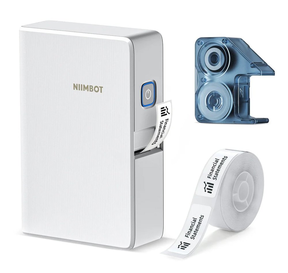 NIIMBOT smart θερμικός εκτυπωτής ετικετών , 203dpi, Bluetooth, λευκός 7709